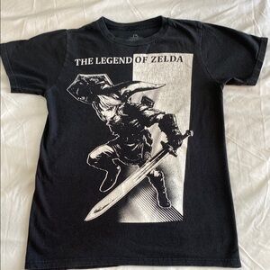 The Legend of Zelda Black Graphic T-Shirt